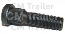 wheel studs stud trailer m12 nut complete sold